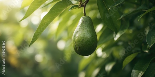 Hass avocado fruit suspende...