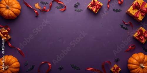 Halloween greeting card fea...