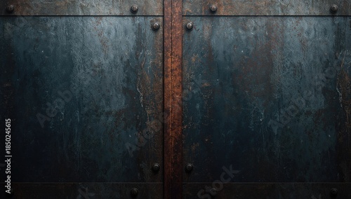 Rusty metal surface with sc...