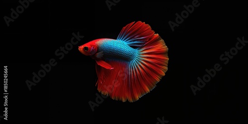 Betta splendens fighting fi...