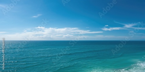 Panoramic ocean scene natur...