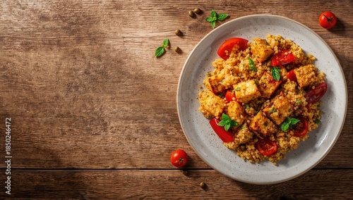 Vegetarian couscous with to...