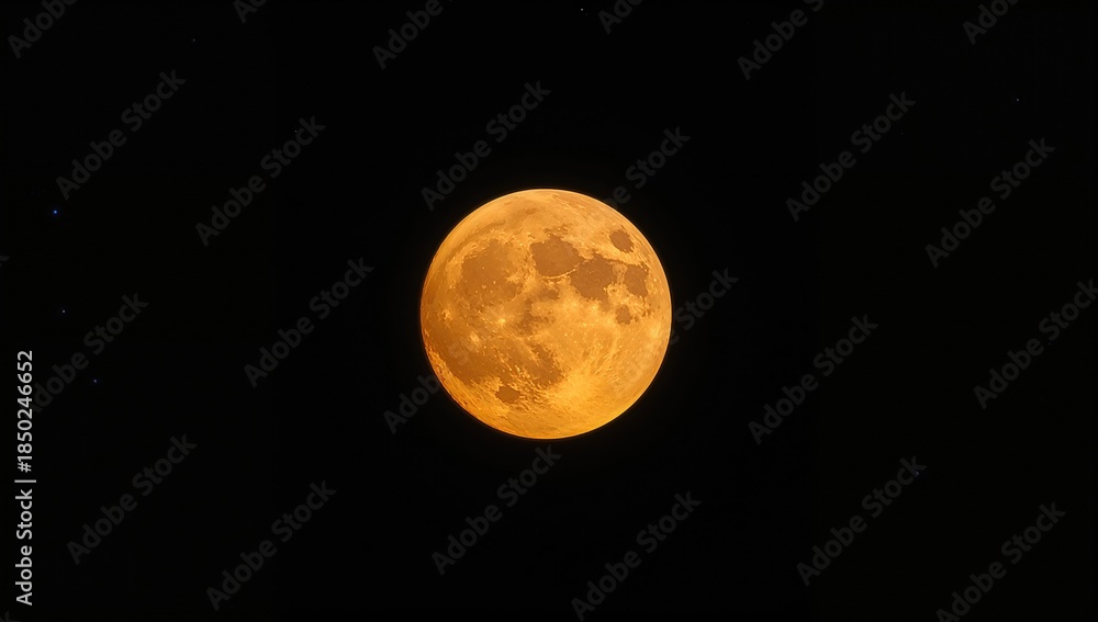 Obraz premium Full moon casting bright light over landscape, prominent lunar phase, cultural significance of lunar cycle