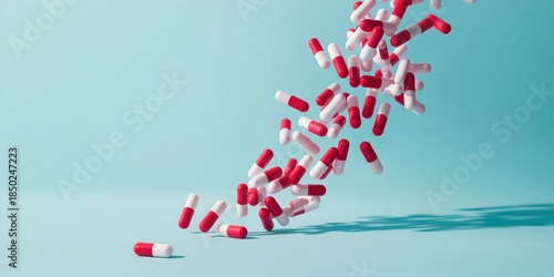 Close-up of red and white c...