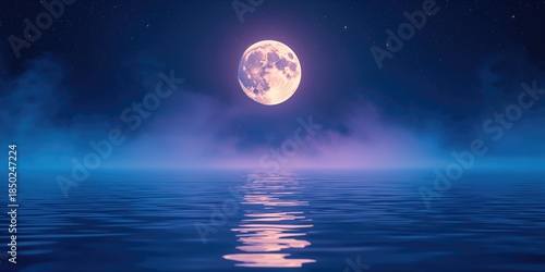 Nighttime water event with ...