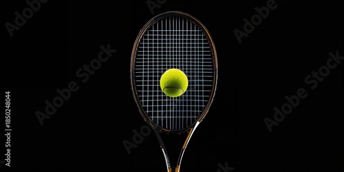 Tennis ball and racket set ...