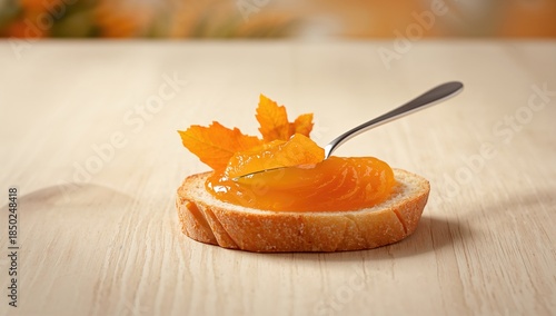 Homemade orange marmalade s...