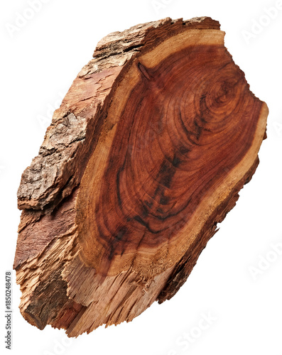 Cedar branch piece featuring a rugged cut and rich reddish-brown core.