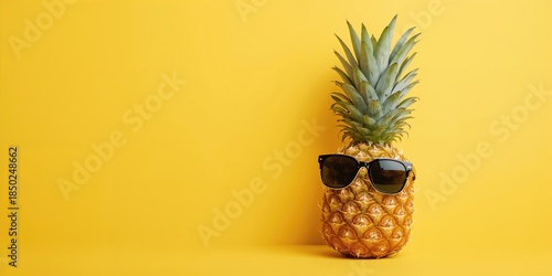 Sunglasses-wearing pineappl...