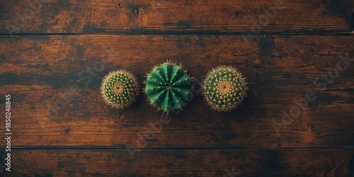 Assortment of cacti and orn...