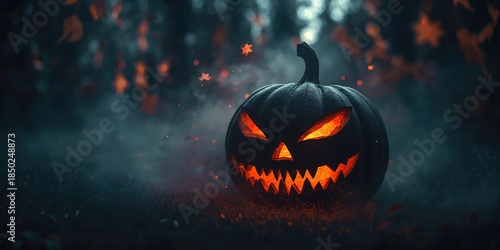 Halloween themed pumpkin de...