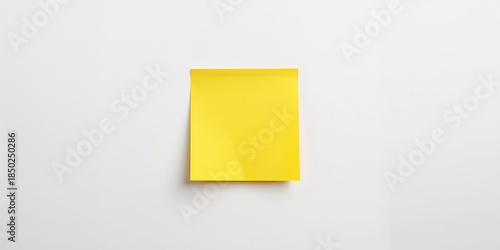 Yellow blank sticky notes w...