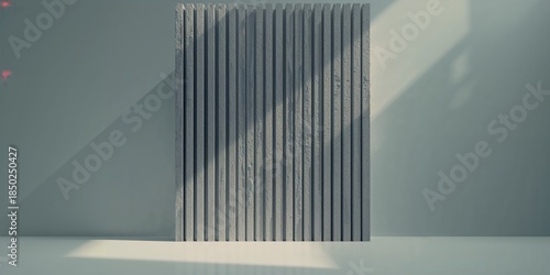 Gray brick wall surface oft...
