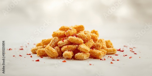 Salted and hot pepper coate...