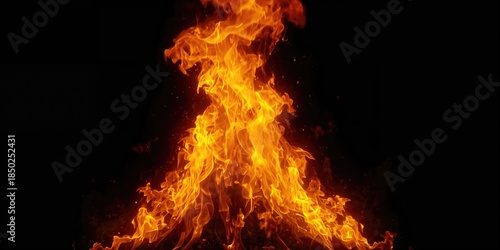 Fire as a background for gr...