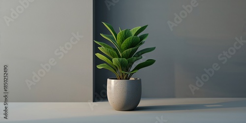 Crassula ovata succulent in...