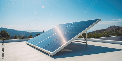Photovoltaic panels on roof...