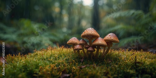 Fungi emerging from moist f...