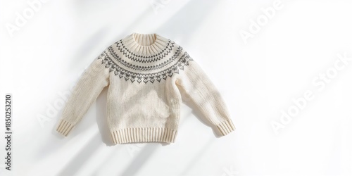 Knitted sweater with detail...