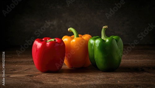 Colorful sweet paprika pepp...