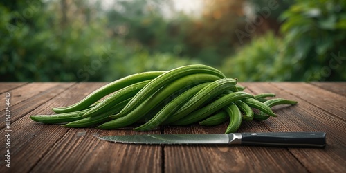 Snake beans used in salads ...