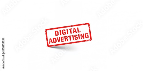 Digital advertising visuals...