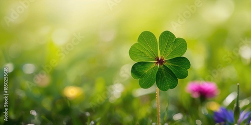 Ornamental clover plant use...