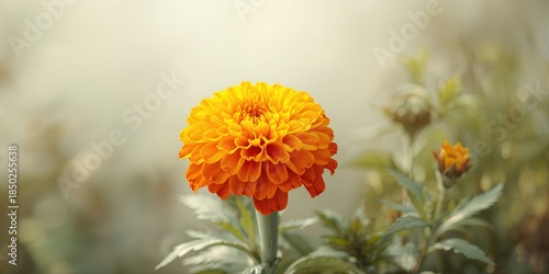 Marigold flower exhibiting ...