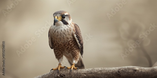 Portrait of a juvenile falc...