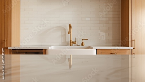 Marble surface in a kitchen...