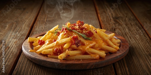 Close-up of melted cheese w...