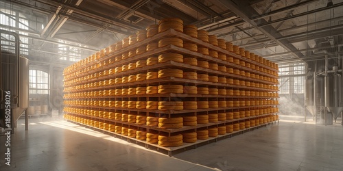 Extensive cheese storage wi...