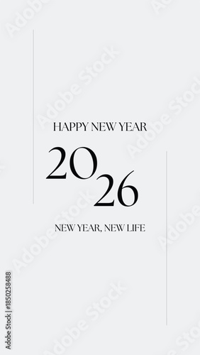 Decorative Wall Roof Tile, new year 2026, greeting