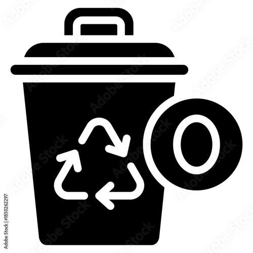 Zero Waste  Icon Element For Design