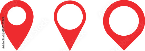 Map pin icon set. location pin place marker. Location icon. Map marker pointer icon set. GPS location symbol collection. Modern map markers. Vector illustration !