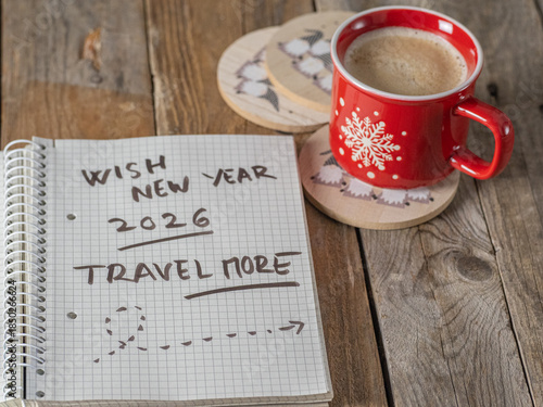 Notebook with the text in English, 