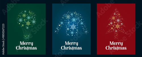 wintertime for Merry Christmas and Happy New Year seasonal greetings holiday background