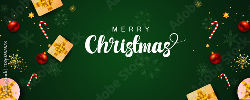 wintertime for Merry Christmas and Happy New Year seasonal greetings holiday background
