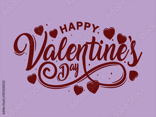 Happy valentine s day greeting card