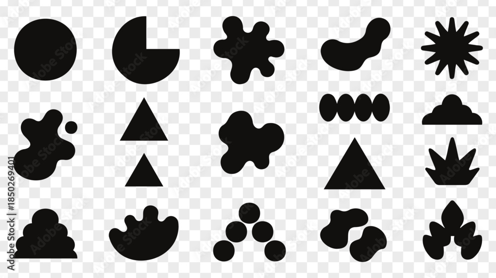 Fototapeta premium Abstract Shapes Collection