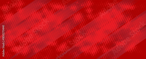 abstract background featuring diagonal Red brush strokes with a halftone pattern, perfect for branding, digital designs, and marketing