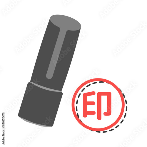 印鑑　ハンコ　イラスト