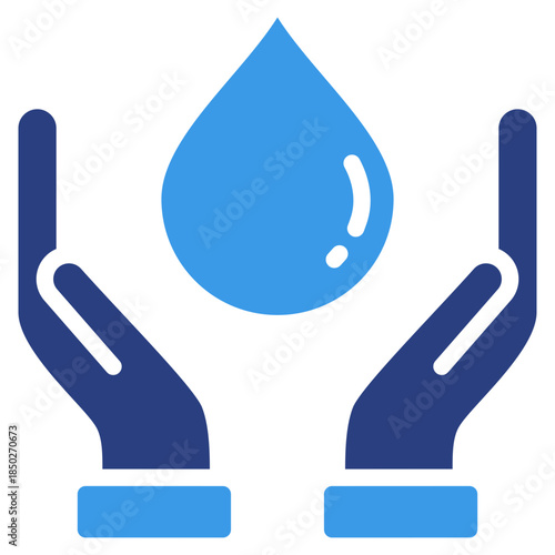 Water Conservation  Icon Element For Design