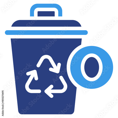 Zero Waste  Icon Element For Design