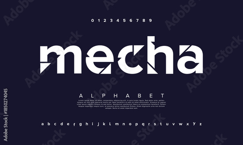 Sport Modern Italic Alphabet Font. Typography urban style fonts for technology, digital, movie logo design. vector illustration
