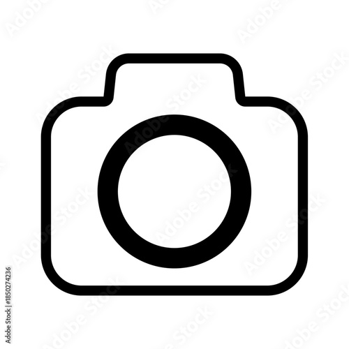 Photo Camera Icon for Photography, Media, and Creative Design