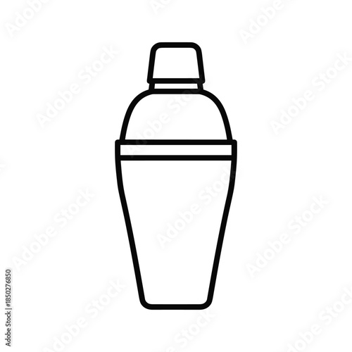 Black Cocktail Shaker Icon