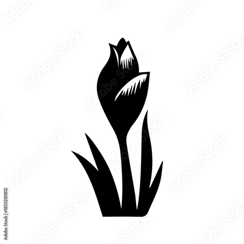 Iris  floral design element