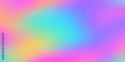 Abstract colorful background with bright rainbow spectrum circles, gradients, and wave patterns for artistic design and illustration vector backdrop