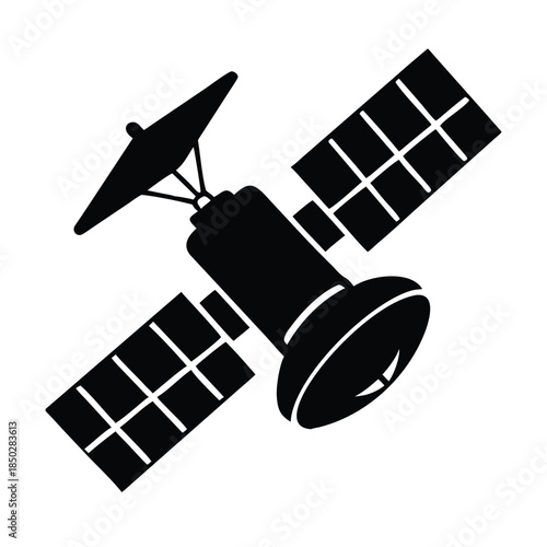 Simple Space Satellite Icon